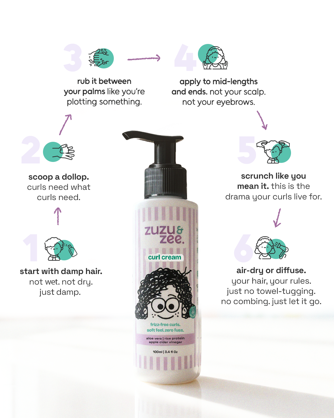 curl cream | zuzu & zee